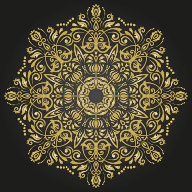 Klasik Biçimli Zarif Vektör Süslemesi