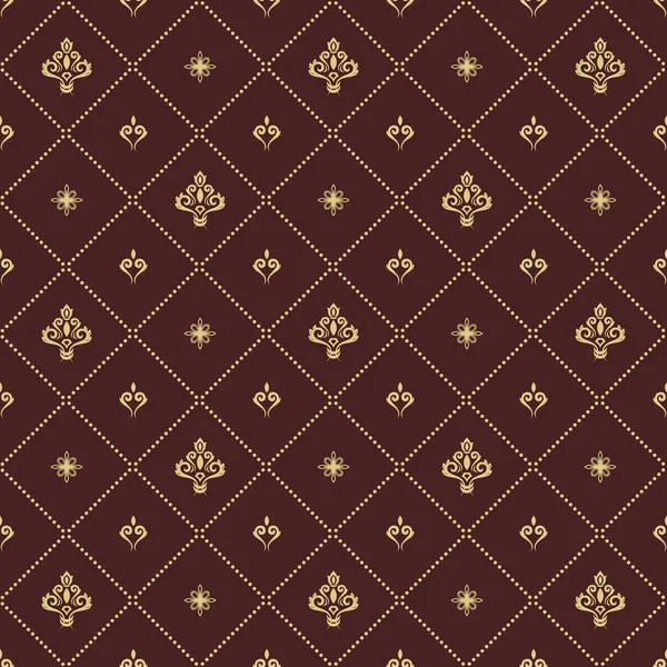 Royal Lily ile sorunsuz vektör desen