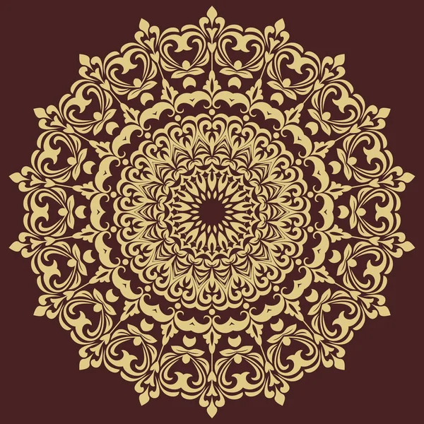 Doğulu Soyut Vektör Deseni