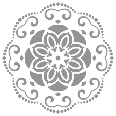 Çiçek Vektörü Soyut Deseni