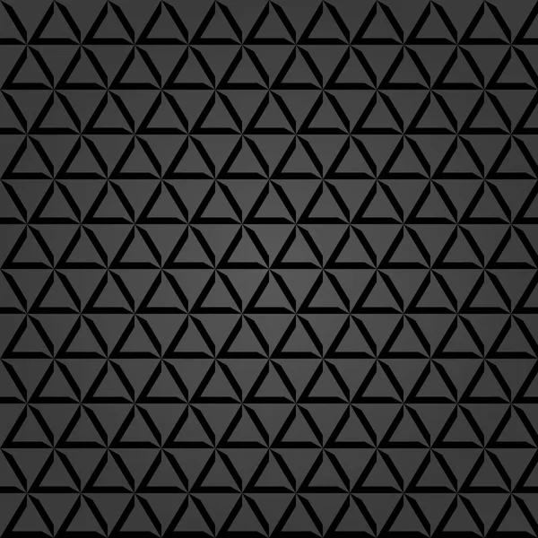 Naadloze Vector geometrische patroon met 3D-elementen — Stockvector