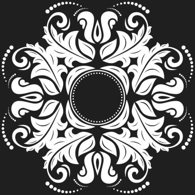 Doğulu Soyut Vektör Deseni