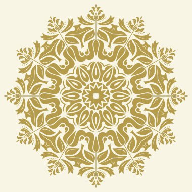 Klasik Biçimli Zarif Vektör Süslemesi