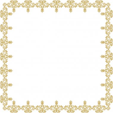 Çiçek Vektörü İnce Çerçeve