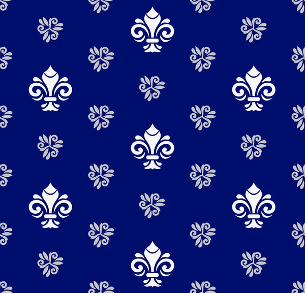 Royal Lily ile sorunsuz vektör desen