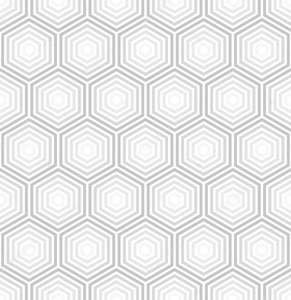 Seamless Abstract Vector Pattern With Hexagons