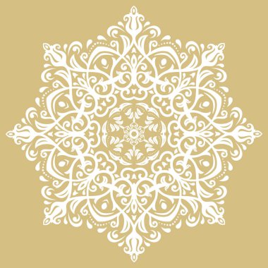Klasik Biçimli Zarif Vektör Süslemesi