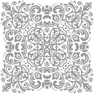 Doğulu Soyut Vektör Deseni