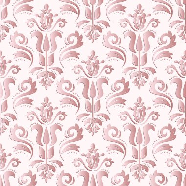 3B elementlerle Kusursuz Vektör Doğulu Desen