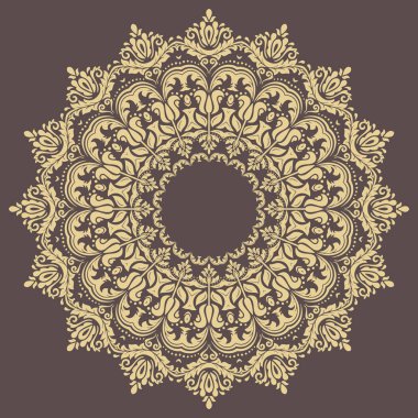 Klasik Biçimli Zarif Vektör Süslemesi