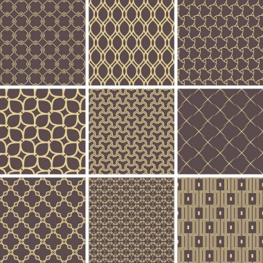 Vektörsüz Geometrik Arkaplan Kümesi