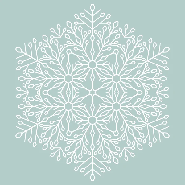 Όμορφη διανυσματική νιφάδα χιονιού — Διανυσματικό Αρχείο