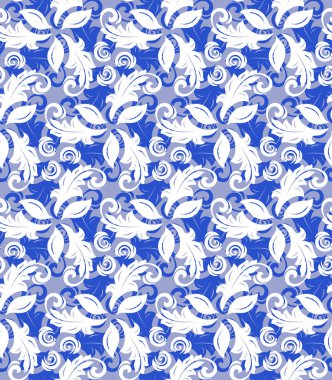 Çiçeksiz Kusursuz Vektör Deseni