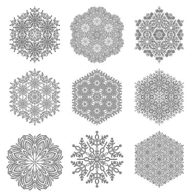 Vektör Kar Taneleri Kümesi