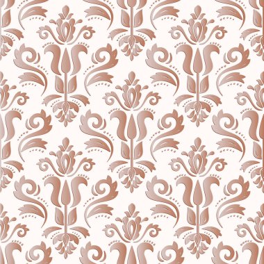 3B elementlerle Kusursuz Vektör Doğulu Desen