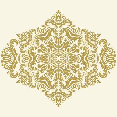 Doğulu Soyut Vektör Deseni