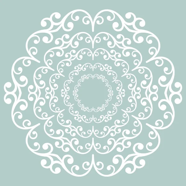 Elegantes Vector Ornament im klassischen Stil — Stockvektor