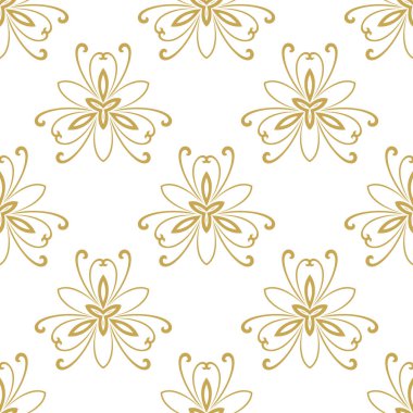 Çiçeksiz Kusursuz Vektör Deseni