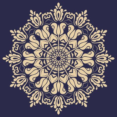 Doğulu Soyut Vektör Deseni