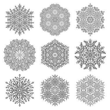 Vektör Kar Taneleri Kümesi