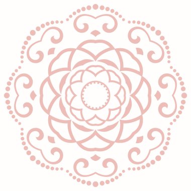 Klasik Biçimli Zarif Vektör Süslemesi