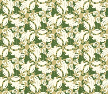 Çiçeksiz Kusursuz Vektör Deseni