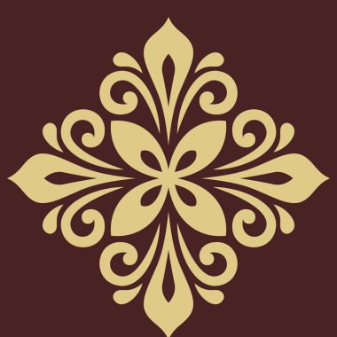 Klasik Biçimli Zarif Vektör Süslemesi