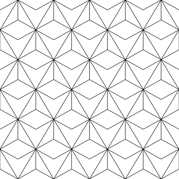 Nahtloser geometrischer Vektor-Hintergrund — Stockvektor