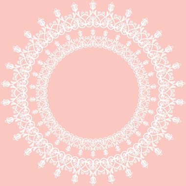 Klasik Biçimli Zarif Vektör Süslemesi