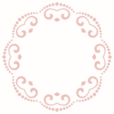 Doğulu Soyut Vektör Deseni