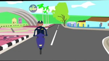 Video animasyonu Ojek çevrimiçi