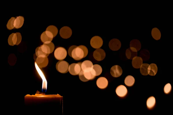 Candle flame  light — Stock Photo, Image