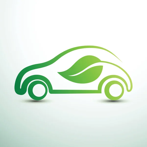 Вектор экологического автомобиля — стоковый вектор