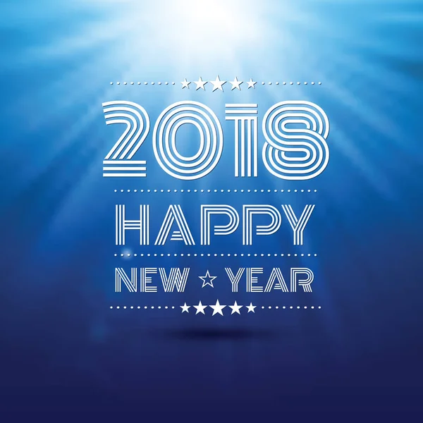 Щасливий новий рік 2018 — стоковий вектор