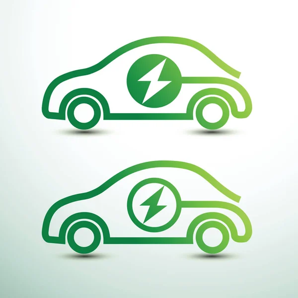 Elektrikli otomobil — Stok Vektör