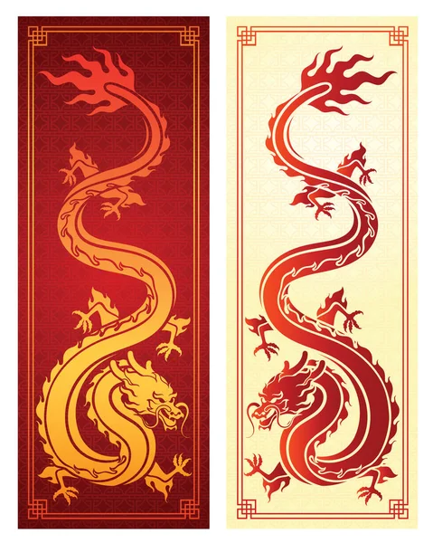 Modelo de dragão chinês —  Vetores de Stock