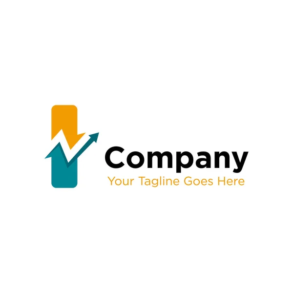 Lettre Commerce Commercialisation Logo Conception Vecteur Concept Graphique Initial Diagramme — Image vectorielle