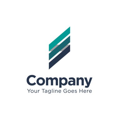 Basit geometrik S logo simgesi tasarım şablonu elementleri. Şirket / şirket logosu. İlk logo. multimedya logosu