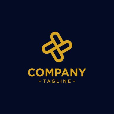 Soyut zarif logo ikon vektör tasarımı. Evrensel premium süs sembolü. Güzellik endüstrisi, mücevher, butik, otel vektör işareti için kullanılabilir.