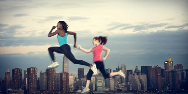 Pessoas Running Concept — Fotografia de Stock