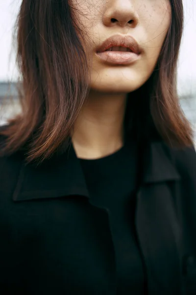 Beautiful asian woman face — Stock Image Beautiful asian woman face Royalty Free Stock Images