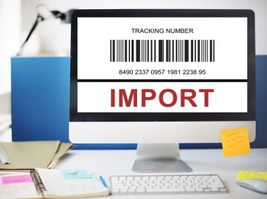 bilgisayar metin üstünde perde ile