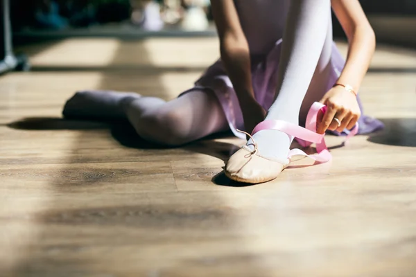 Пуанты Балерина — стоковое фото