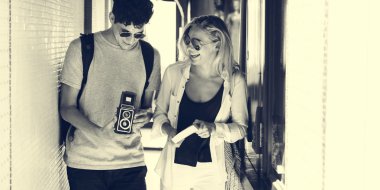 fotoğraflar üzerinde kamera çift