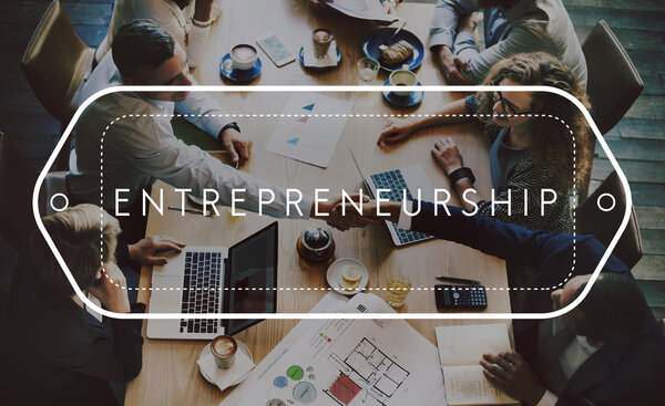business of people with handshake and Entrepreneurship