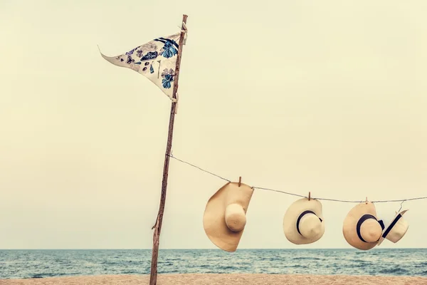 Hanging Peg Women Hats — Stock Photo, Image