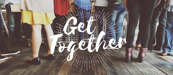 Personnes avec Get Together Concept — Photo