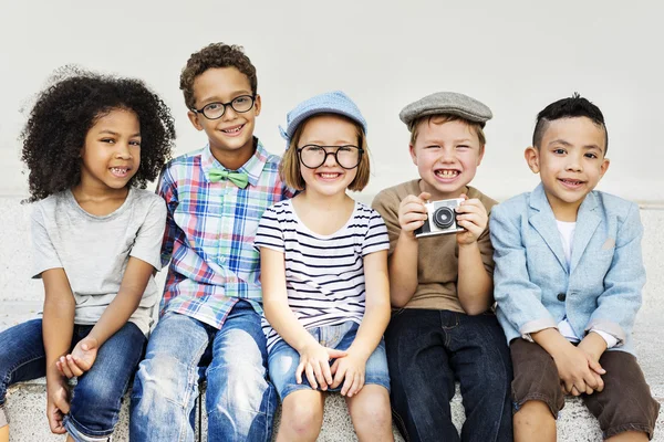 Cheerful Kids have fun together — Stock Photo, Image