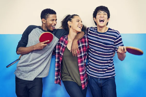 Winnende landenwedstrijd Ping-Pong — Stockfoto