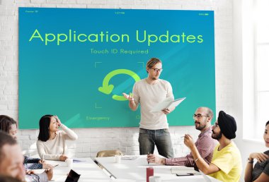 İş ekibi toplantıda. 